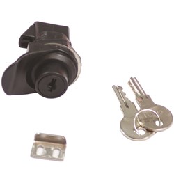 Black Push Button Latch  