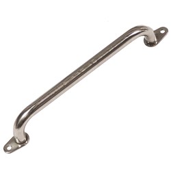 Grab Handle 25mm x 335mm Teardrop Mount Polished Stainless Steel