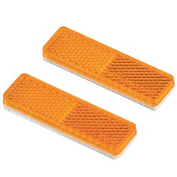 Amber Reflector x 2  