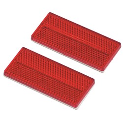 Reflector Red 70 x 32mm x 2  