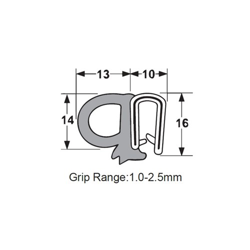 Pinchweld And Side Buld Rubber - 3M 