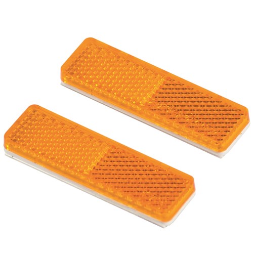 Amber Reflector x 2  
